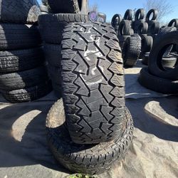 Used pair Gladiator 265/70/18 X-comp A/T 