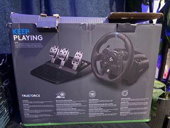 Logitech G923 TRUEFORCE Racing Wheel, Pedals & Driving Force Shifter Bundle (Xbox / PC)