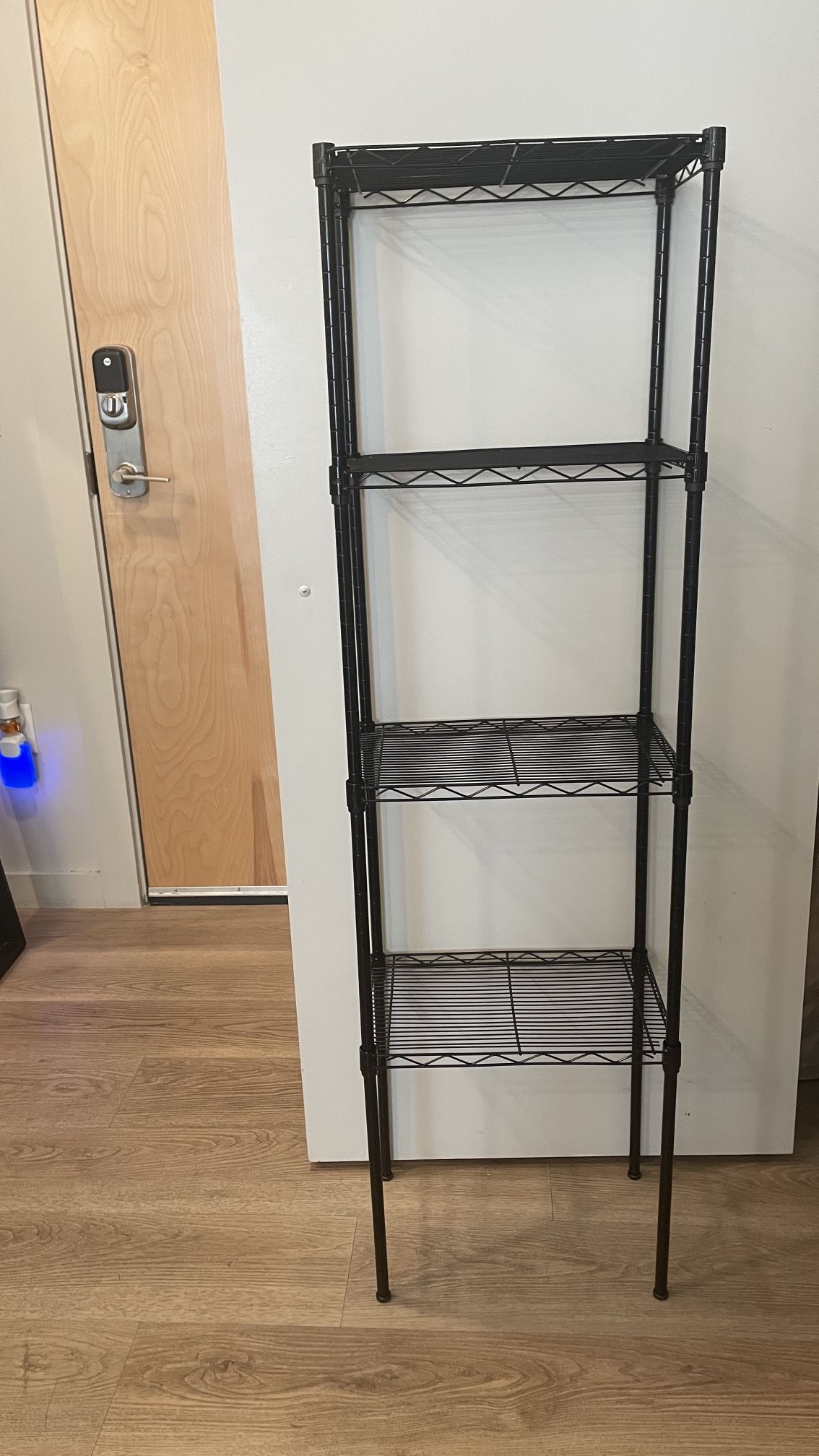 Shelf Wire Shelving Adjustable Storage Shelves Rack Standing Units for Kitchen Closet Laundry Bathroom Organizers Metal