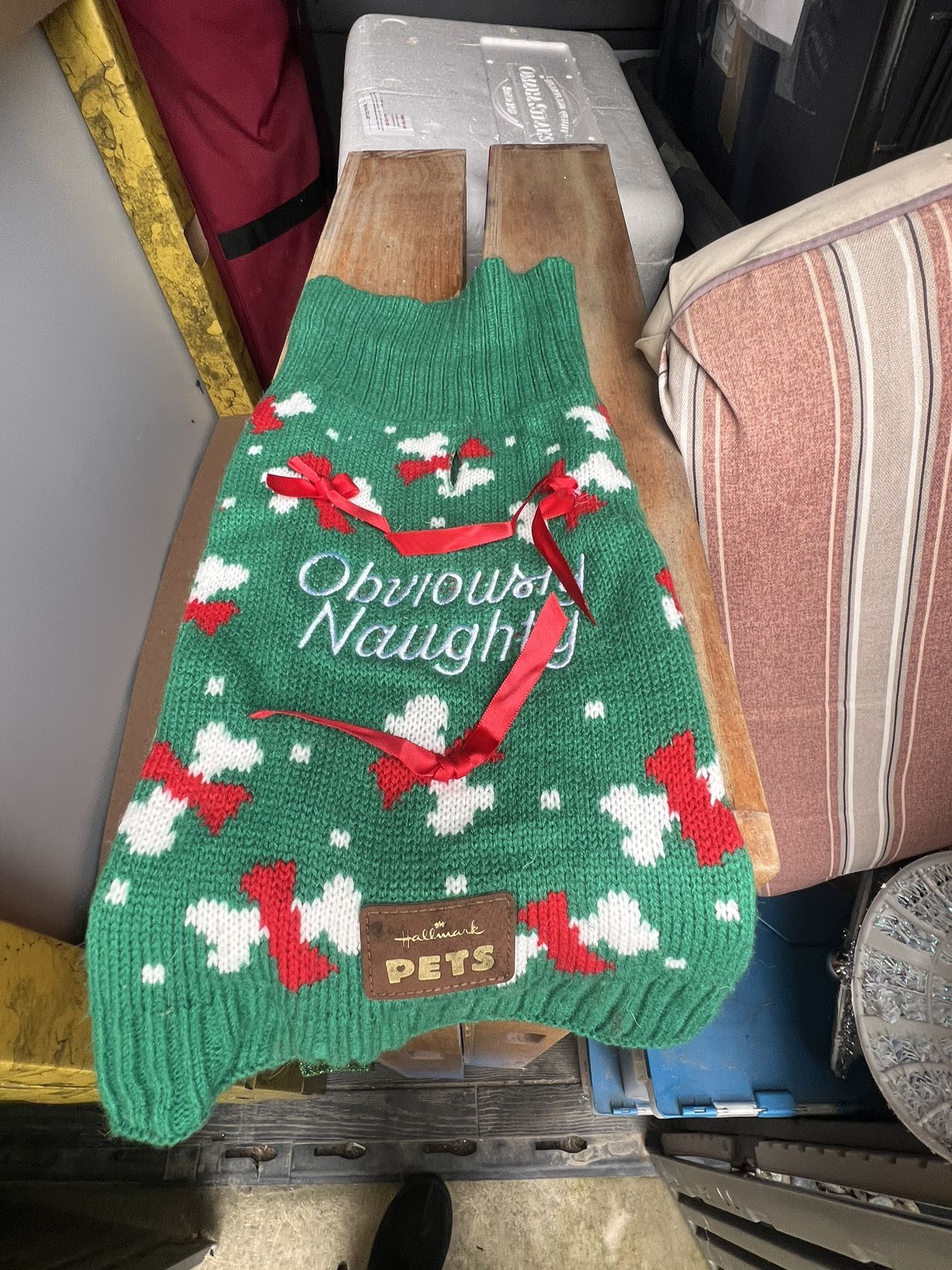 Small Christmas Dog Sweater