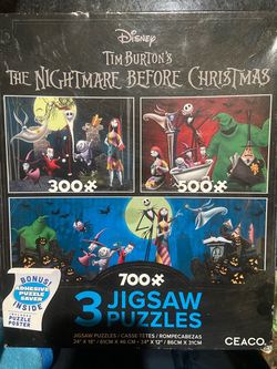 Puzzles NIGHTMARE BEFORE CHRISTMAS