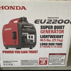 Honda Generator Eu2200i