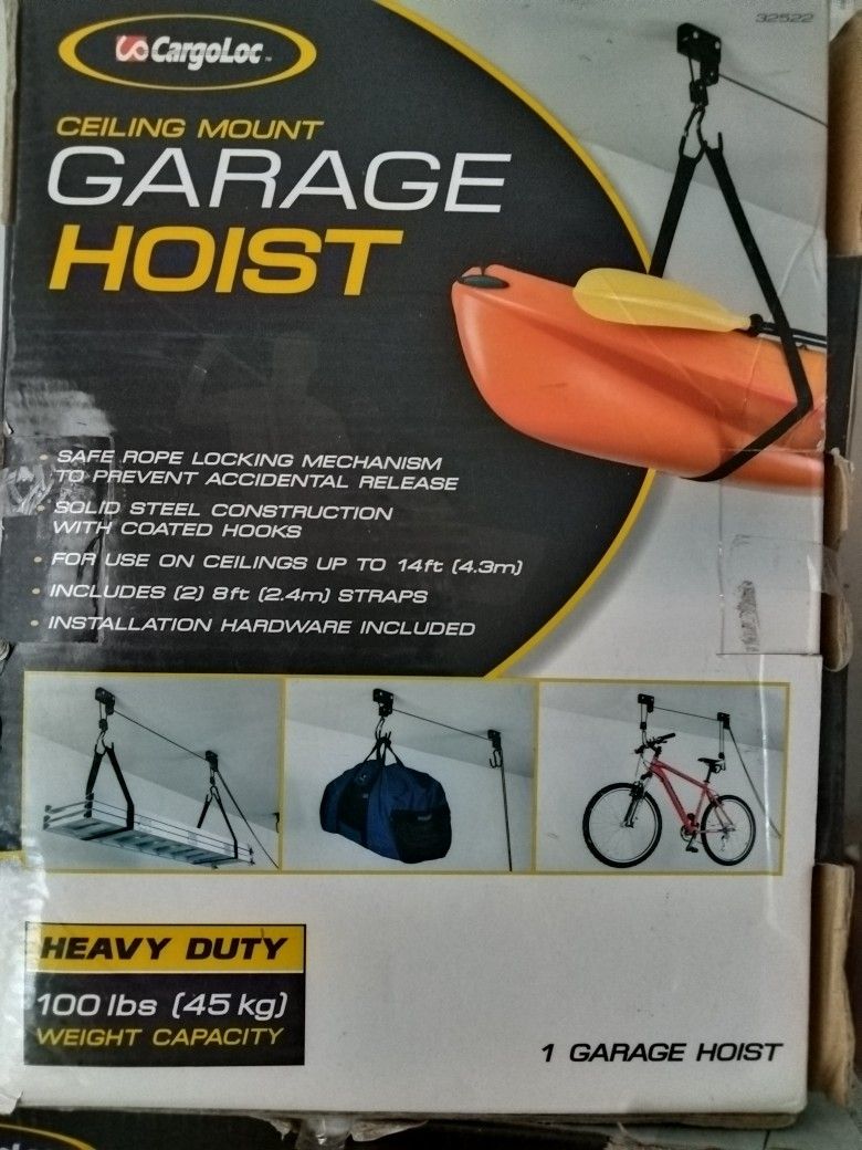 Garage Hoist With Brackets