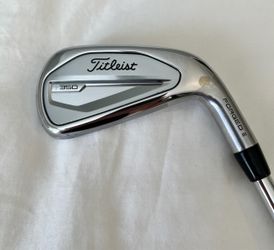 New Titleist T350 Forged Single 4 Iron With AMT Red S300 Stiff Steel Shaft