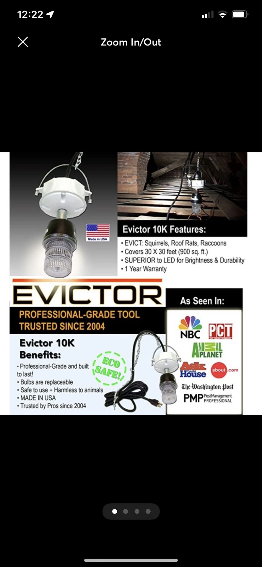 Evictor 10K Professional Strobe Light