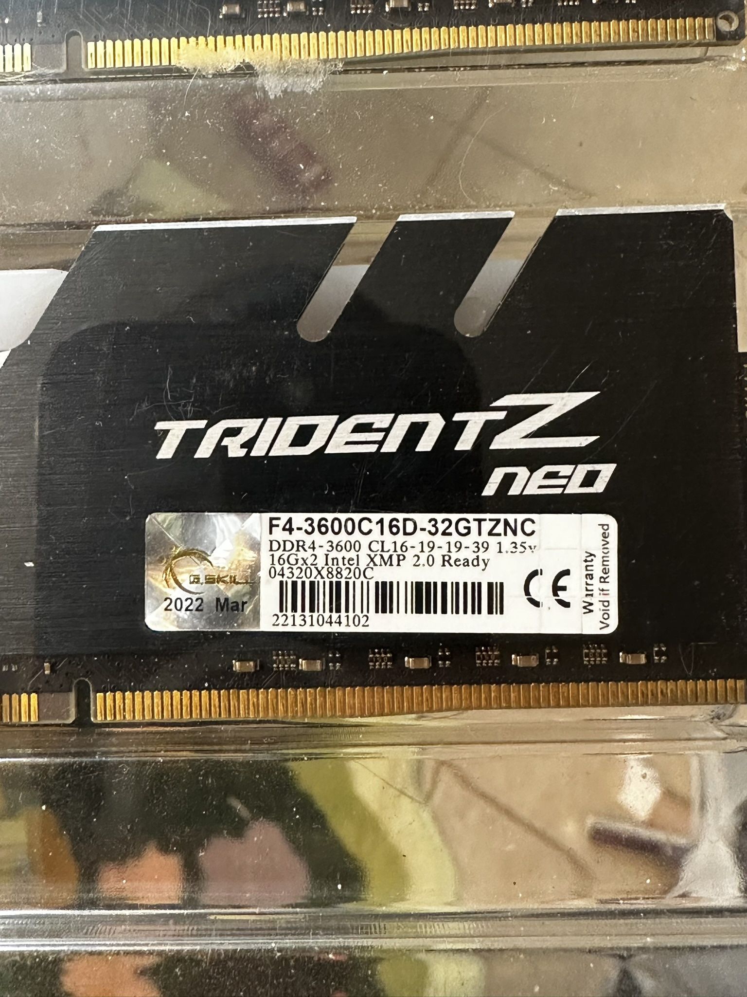 32GB (2 X 16GB) Trident Neo CL16