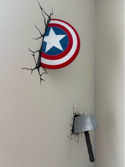 MARVEL 3D WALL LIGHTS