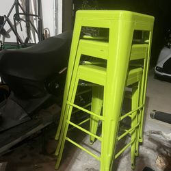 Green Stools