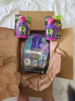 New Monster High Skulltimate Secrets And Mini Potion Bottles Surprise Christmas Gifts Dolls Toys NIB