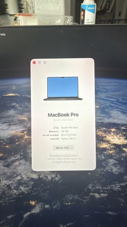 Apple MacBook Pro 16” M3 Max | 48GB RAM | 1TB SSD | Mint Condition