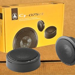 JL Audio Evolution C1 Car Speakers Set 3/4 Inch Aluminum Dome Tweeters 100 Watts C1-075CT 🚨 Payment Options Available 🚨 No Credit Needed 🚨 