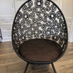 Outdoor/Indoor Egg Shaped Lounger Patio Furniture