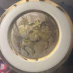 Yoshinobo Hara 1983 chokin art plate