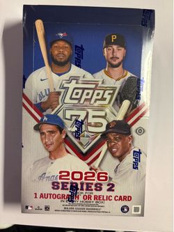 2026 Topps baseball series 2 hobby box