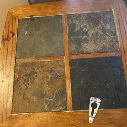 2 wooden end tables purchased from cardis 4 years ago 