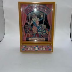 VTG 1981 Circus Dancing Clown YAPS Jewelry Box Trinket Music Box 