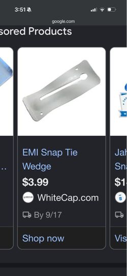 Snap tie wedge anchors