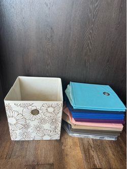 Set of 14 Fabric Storage Cubes