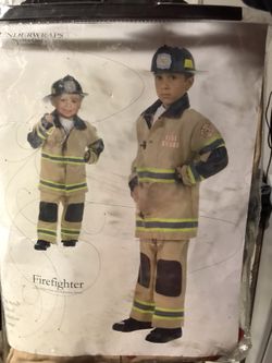 Kids Firefighter Costume Large