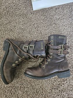 HARLEY DAVIDSON WOMEN'S BRADBROOK PERFORMANCE MOTORCYCLE BOOTS 