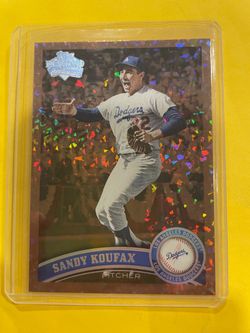 2011 TOPPS UPDATE COGNAC DIAMOND ANNIVERSARY SANDY KOUFAX #US140 LA Dodgers