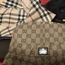 Authentic  Gucci , Burberry Bucket Hats