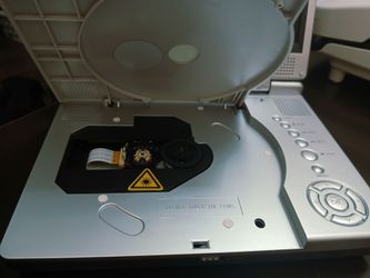 Pristine Audiovox 8" Portable DVD Player Bundle - Complete & Fully Working!