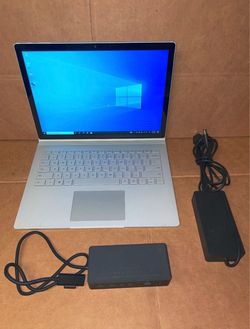 Microsoft Surface Book 2 13.5”. Core i5-8350 @ 1.70GHz. 8GB. 256GB. Windows 10.
