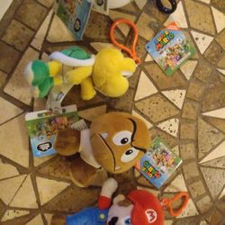 Brand New Mini Super Mario Plushs  10Each