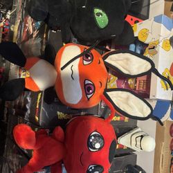 Miraculous ladybug And Cat Noire Kwami Plushed