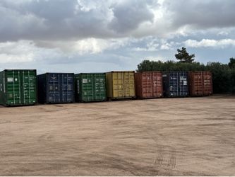 Storage shipping containers, local yard in Hesperia