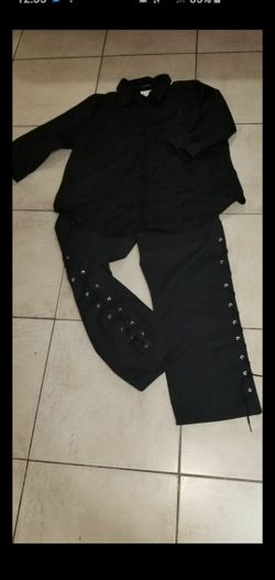 Black Unisex Renaissance costume