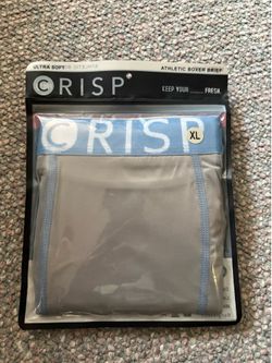Crisp men’s athletic boxer brief ultra soft size XL