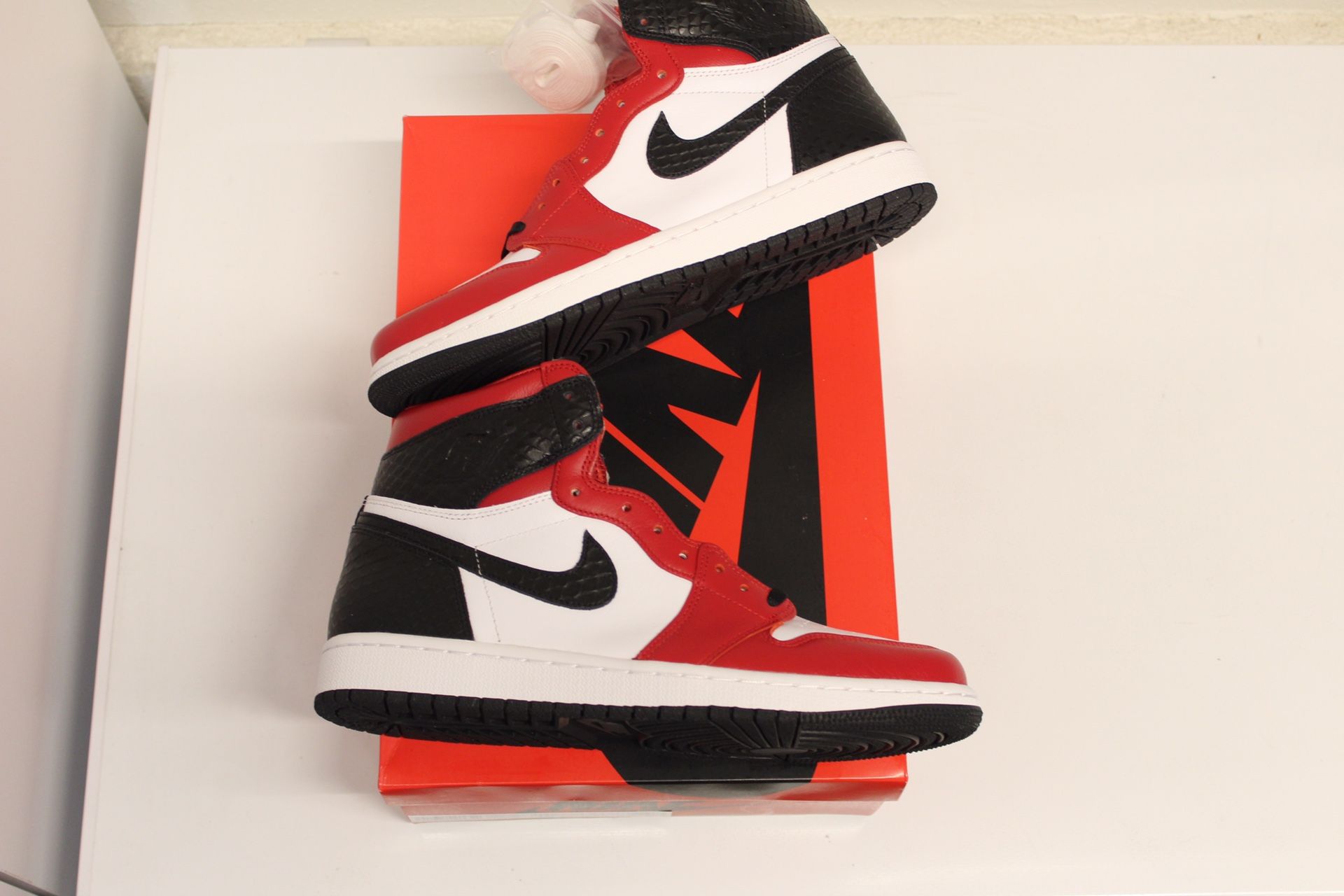 Satin snakeskin Jordans Brand new Jordan 1 “SATIN SNAKESKIN” IN SIZES. 9W/7.5M and  main image 2