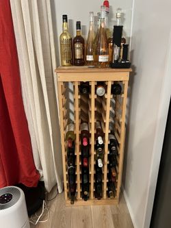 Wood Wine Rack 