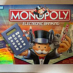 Monopoly Electronic Banking Edition Board Game Debit Cards 100% Complete 2007
