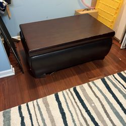 Free Table Ottoman Hard Top Free!!