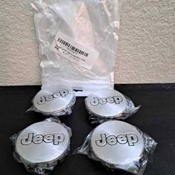 Brand New! JEEP Vehicles Wheel Center Caps Covers Original 4-pc Set - $15 (South Fort Worth)

