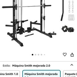 Smith machine, Barra Para Hacer Ejercicio 