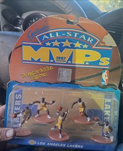Galoob's NBA All-Star MVPs 1997 Lakers Figure Set