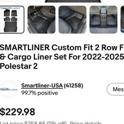 Polestar 2 Smart Liner Mats