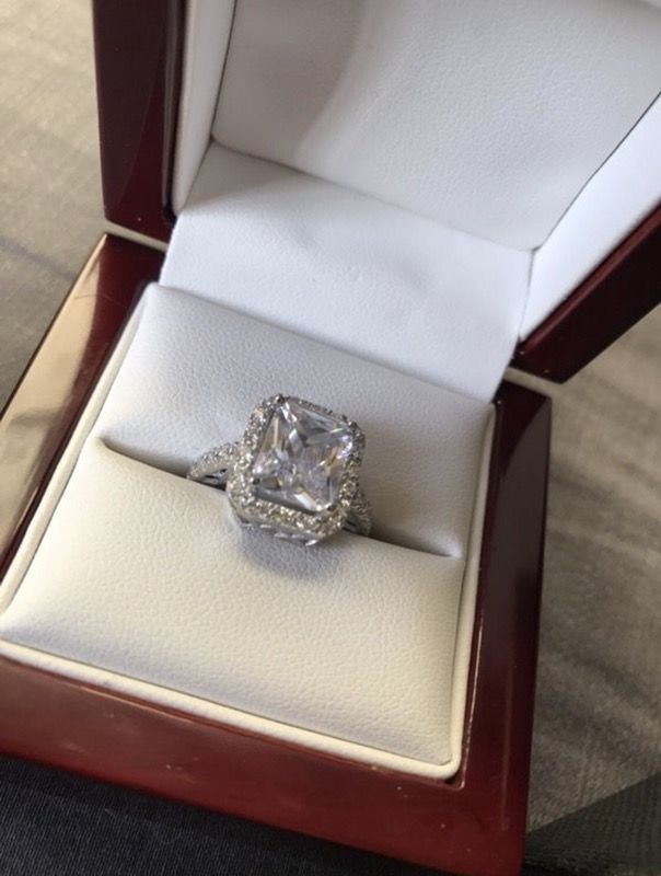 4 ct Diamond Simulate Engagement Ring