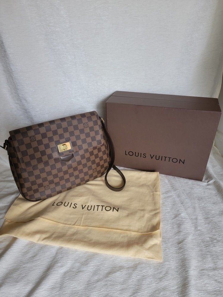LOUIS VUITTON Damier Ebene Besace Rosebery Crossbody Bag