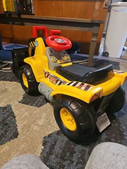 Fisher price construction ride-on toy