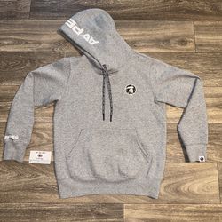 A Bathing Ape Aape Now Gray Hoodie Size S