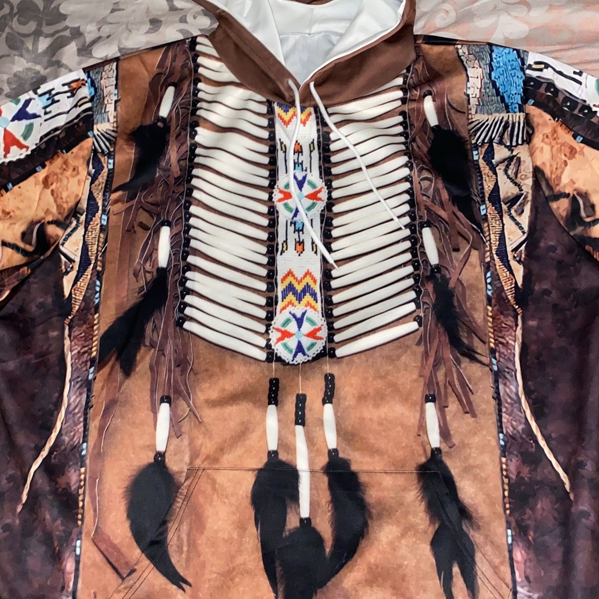 Graphic Printed Indian Hoodie