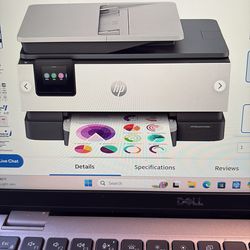 Hp 8125 series all in one office printer with 2 sets of cartridges
