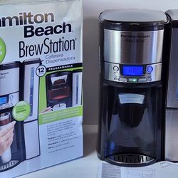 Hamilton Beach Brewstation Dispensing Coffee Maker with 12 Cup Internal Brew 231