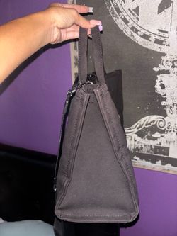 Tote black Canvas Handbag