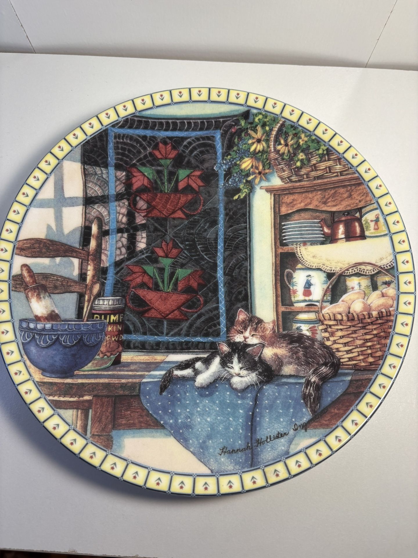 “Lazy Morning” Vintage Collector Plate